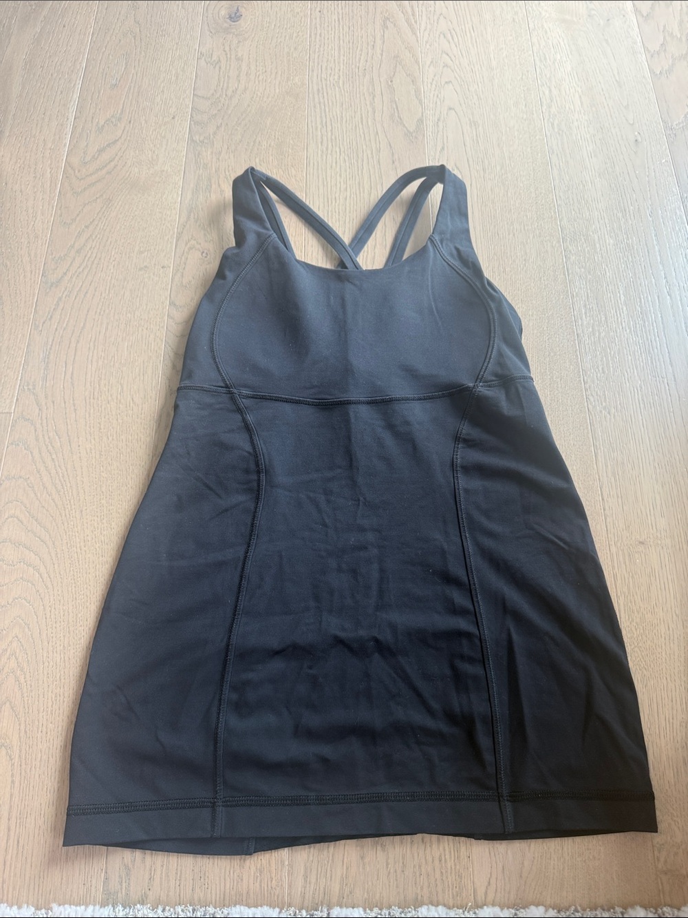 lululemon athletica Black Strappy Performance Tank